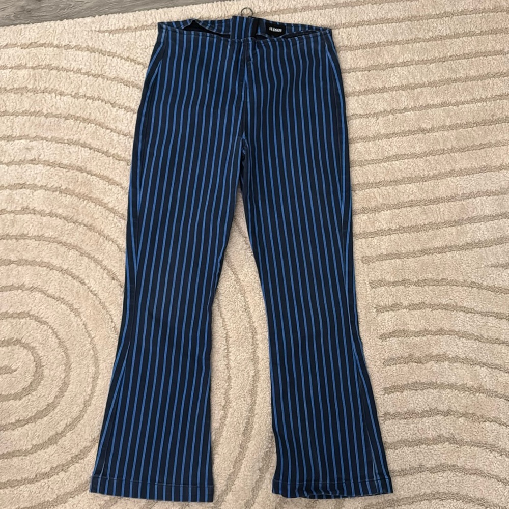 HUDSON cropped stripe pant